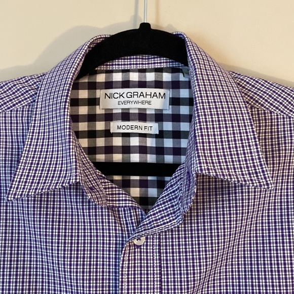 Nick Graham Everywhere Button Down Shirt EUC - Picture 1 of 4